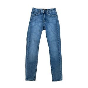 Just Black The Iconic‎ Relaxed Skinny Jeans Blue Medium Wash Denim 24